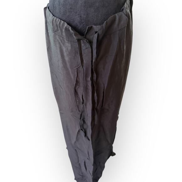 Unbranded Women's Black Drawstring Waist Lightweight SheerTube Skirt Size XS-L - Picture 11 of 12